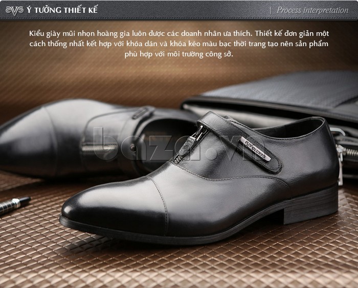 giày Olumpo QLXS1217 có ý tưởng thiết kế từ thời trang công sở hiện đại