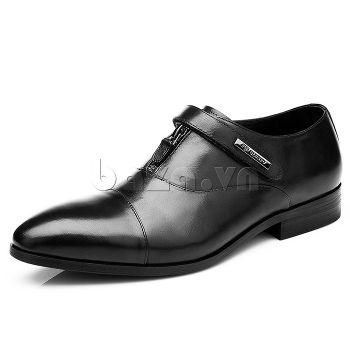giày Olumpo QLXS1217 màu đen sang trọng, thành đạt