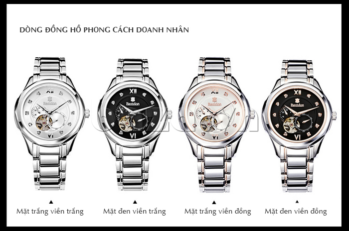 Tổng hợp 4 phiên bản của dòng đồng hồ cơ nam thời trang Bestdon