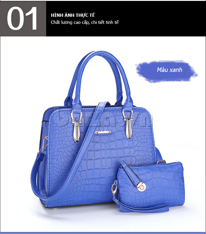 Túi xách nữ thời trang Balana 207 màu xanh