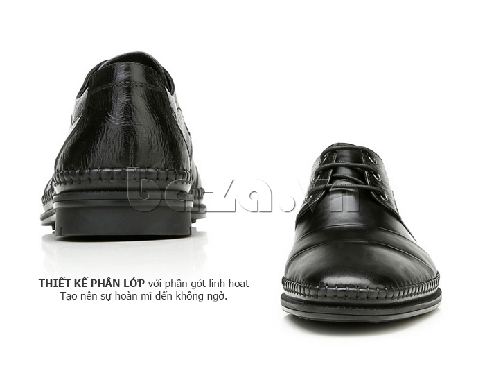 Giày da nam Olunpo QABA1410 thiết kế phân lớp tinh tế