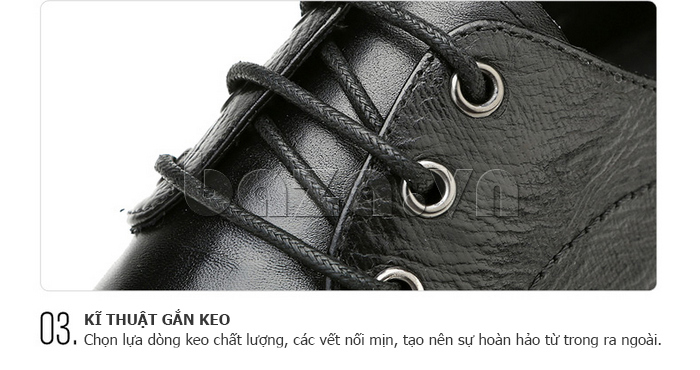 Giày da nam Olunpo QABA1410 công nghệ sản xuất cao cấp