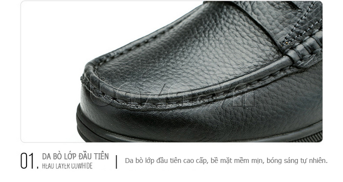 Giày da nam Olunpo QMB1402 dễ bảo quản