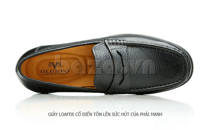 Giày da nam Olunpo QMB1402 vẻ đẹp thời trang cổ điển
