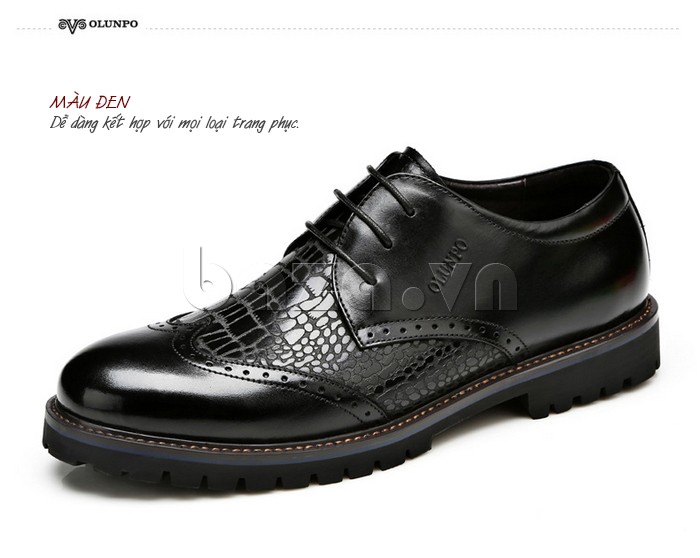 giày Olunpo QHSL1304 dễ dàng kết hợp với mọi loại trang phục