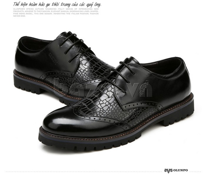 giày Olunpo QHSL1304 thể hiện hoàn hảo gu thời trang của các quý ông
