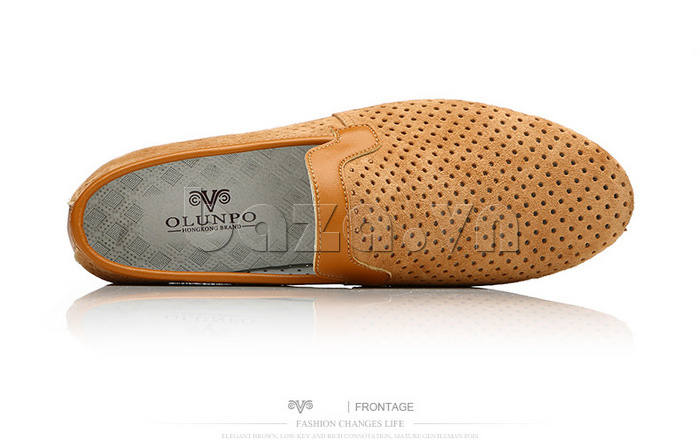 Giày nam Olunpo XMB1501 thiết kế viền chất lượng