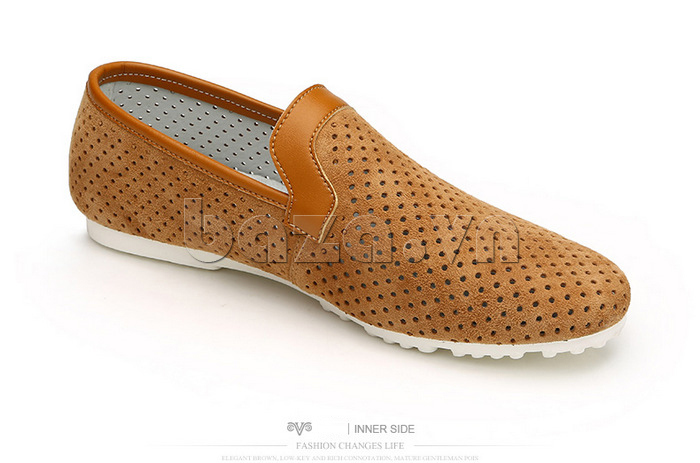 Giày nam Olunpo XMB1501 thiết kế viền ấn tượng