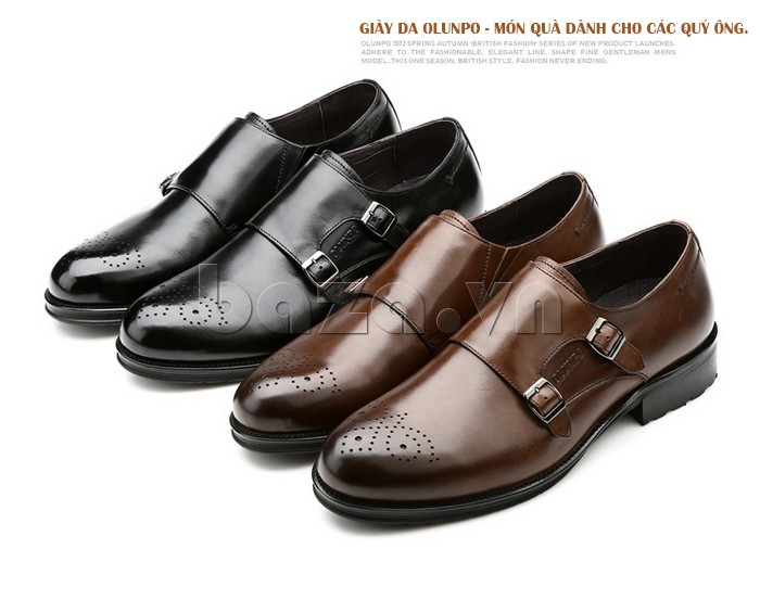 Giày nam Olunpo QHSL1301 là món quà dành cho các quý ông thành đạt