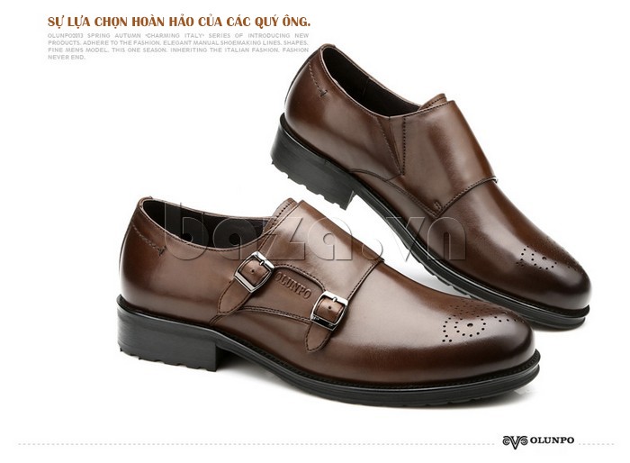 Giày nam Olunpo QHSL1301 là sự lựa chọn hoàn hảo cho các quý ông