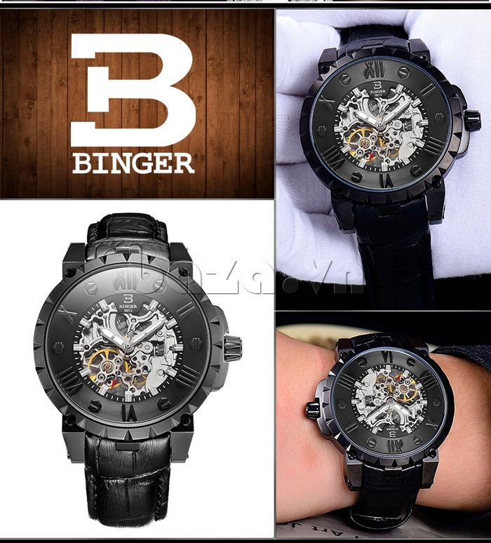 Đồng hồ nhập khẩu nam Binger BG001