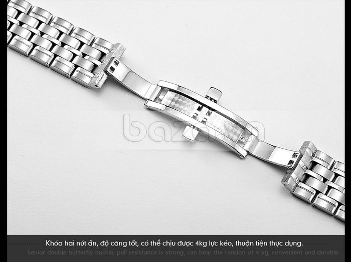 Đồng hồ nữ mặt tròn 9962L dây đeo dễ điều chỉnh 