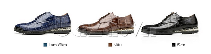 Giày da nam OLUNPO QDT1301 có nhiều màu sắc để lựa chọn