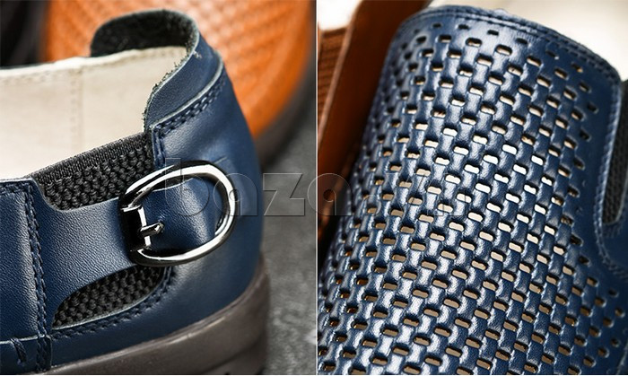 Giày da nam đục lỗ Olunpo XFR1501 hoàn hảo từng chi tiết