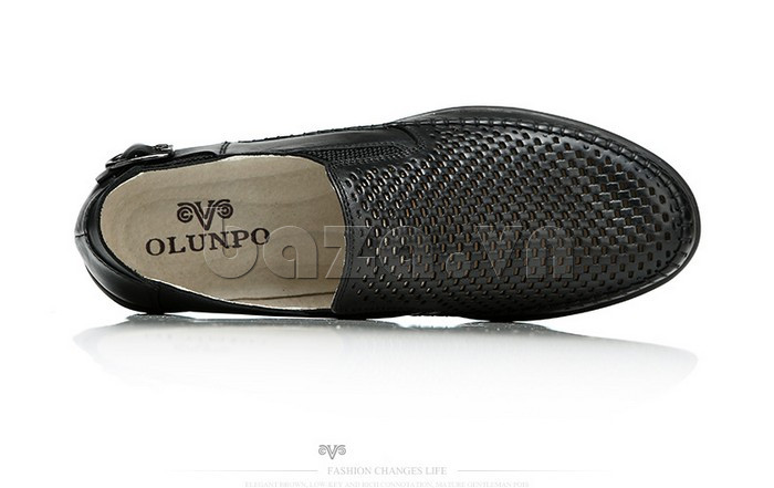 Giày da nam đục lỗ Olunpo XFR1501 cá tính