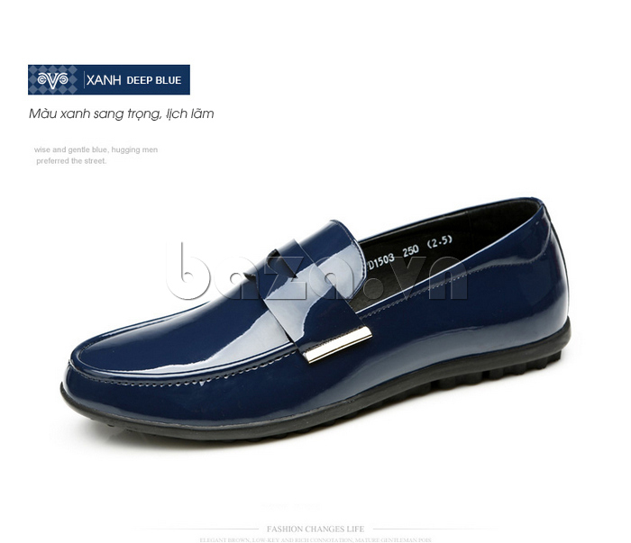 Giày lười nam Olunpo CJFD1503 xanh