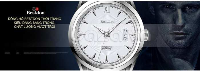 Đồng hồ Bestdon thời trang, kiểu dáng sang trọng, chất lượng vượt trội