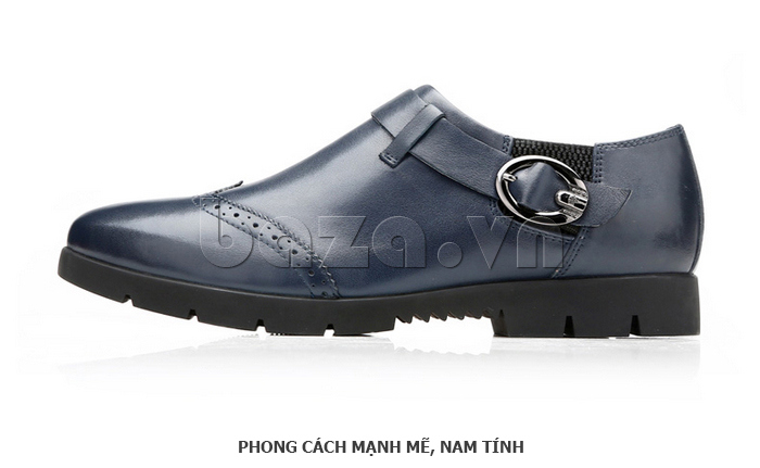 Giày da nam Olunpo QXD1403  phong cách mạnh mẽ
