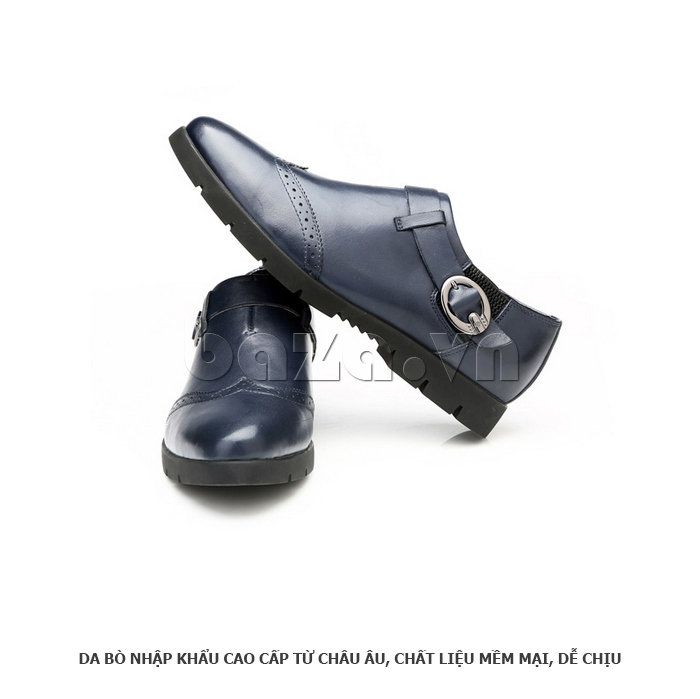 Giày da nam Olunpo QXD1403  thiết kế độc đáo
