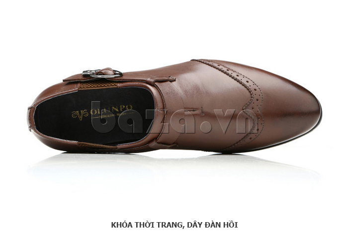 Giày da nam Olunpo QXD1403  cá tính thời trang