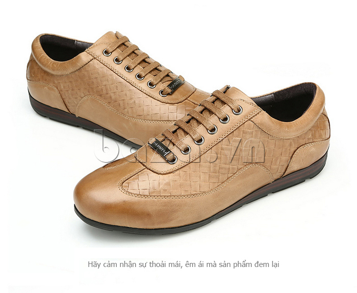 Giày da nam Olunpo QHT1436 sử dụng thoải mái