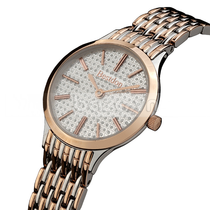Đồng hồ nữ Bestdon BD9943L - Vẻ đẹp hoàn hảo sáng bóng nhờ pha lê trắng