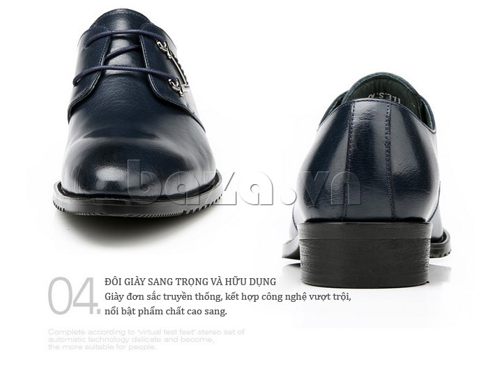 giày nam Olunpo QLXS1311 màu sắc truyền thống được nam giới yêu thích