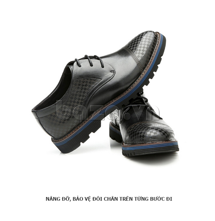 Giày da nam Olunpo QMD1401 bảo vệ đôi chân tốt hơn
