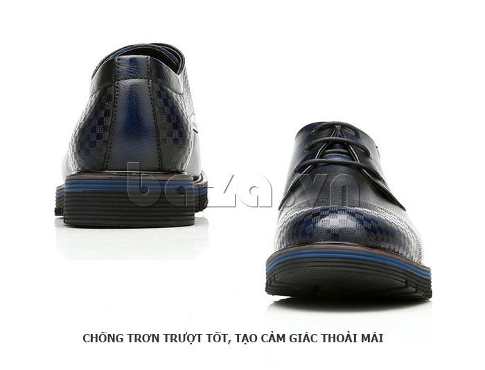 Giày da nam Olunpo QMD1401 sử dụng đế cao su cao cấp