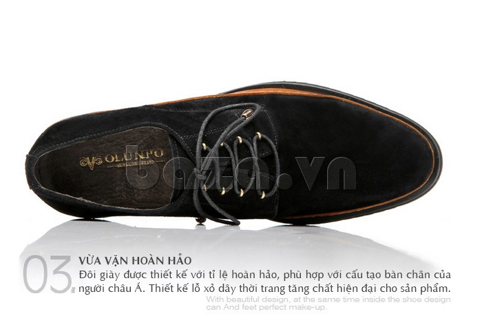 Đôi giày được thiết kế với tỉ lệ hoàn hảo phù hợp với cấu tạo chân của người châu Á