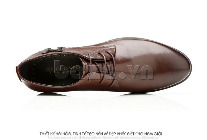 Giày da nam Olunpo QHSL1403 thiết kế hài hòa nhưng ấn tượng