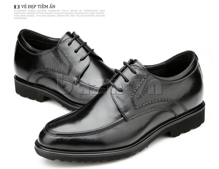 giày Olunpo QYLB1301 màu đen vẻ đẹp tiềm ẩn