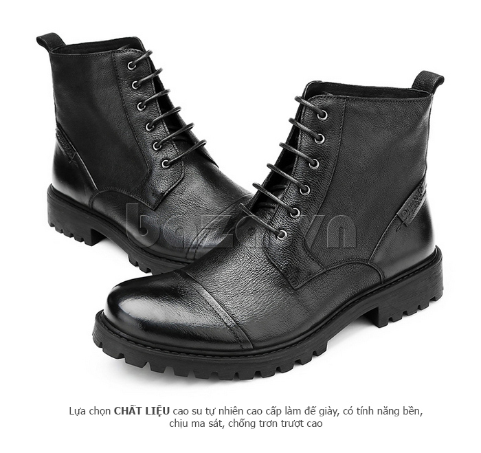 Giày boot nam Olunpo DHT1439 thiết kế tinh tế