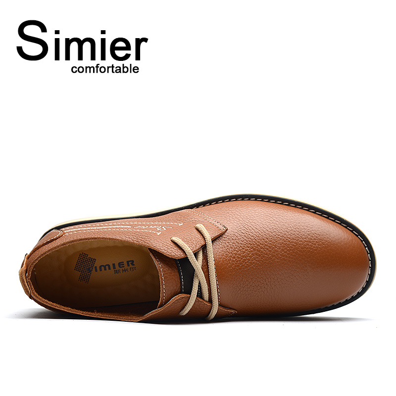 Giày da nam buộc dây Simier 8127
