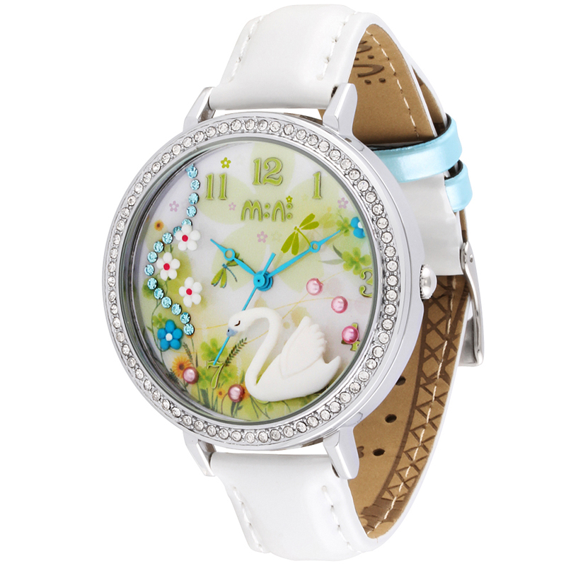 Đồng hồ nữ Mini Thiên nga trắng chất lượng cao cấp