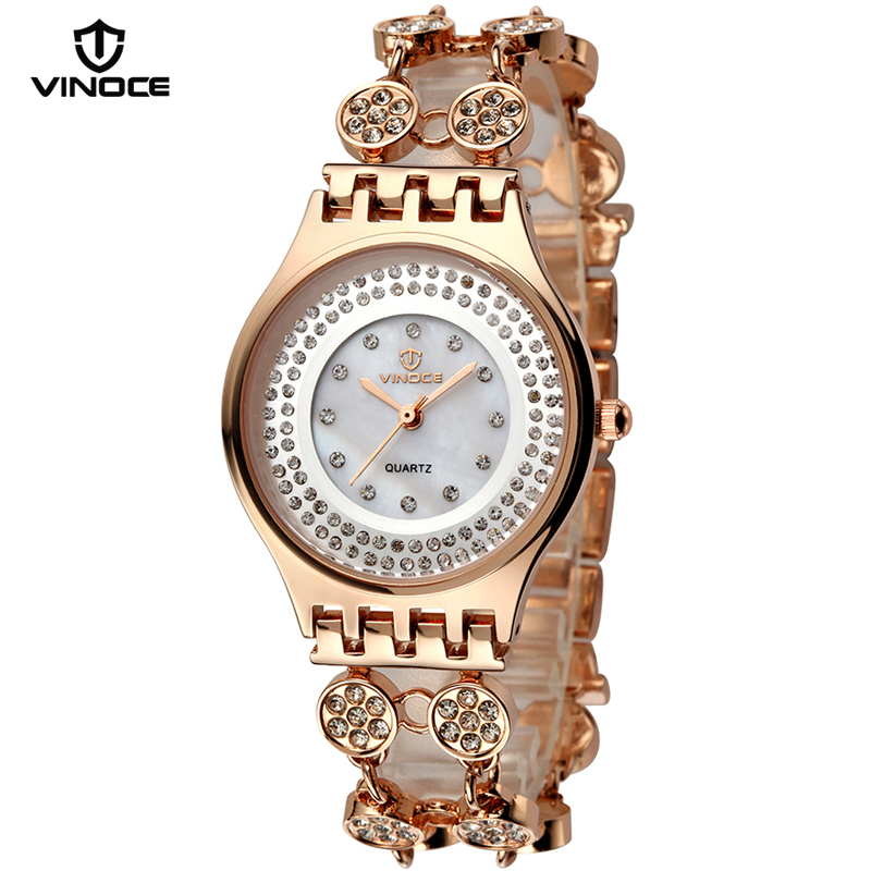 Đồng hồ hiệu nữ Vinoce 6353 lắc tay thời trang mới