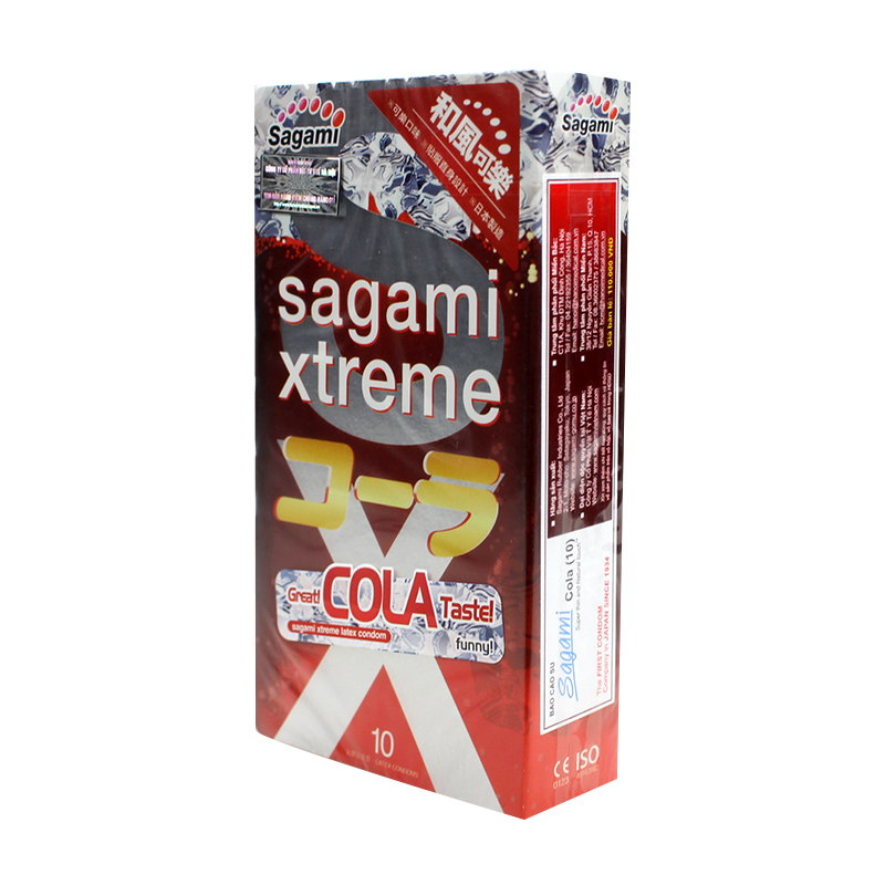 Bao cao su Sagami Xtreme Cola truyền nhiệt nhanh