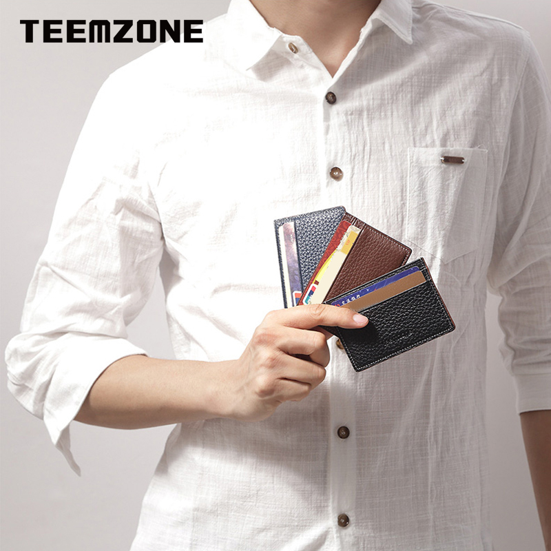 Ví nam đựng card siêu mỏng Teemzone K847