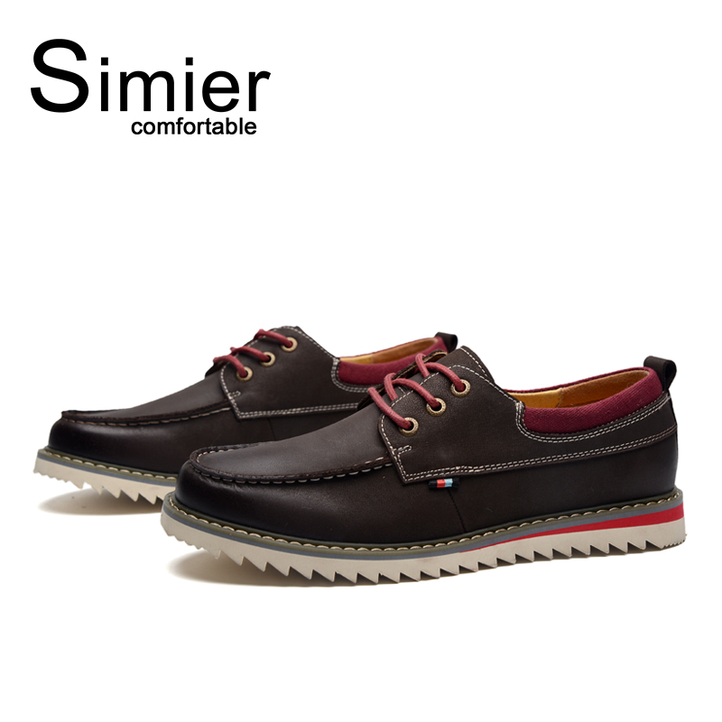 Giày da nam đế răng cưa Simier 8125 phong cách