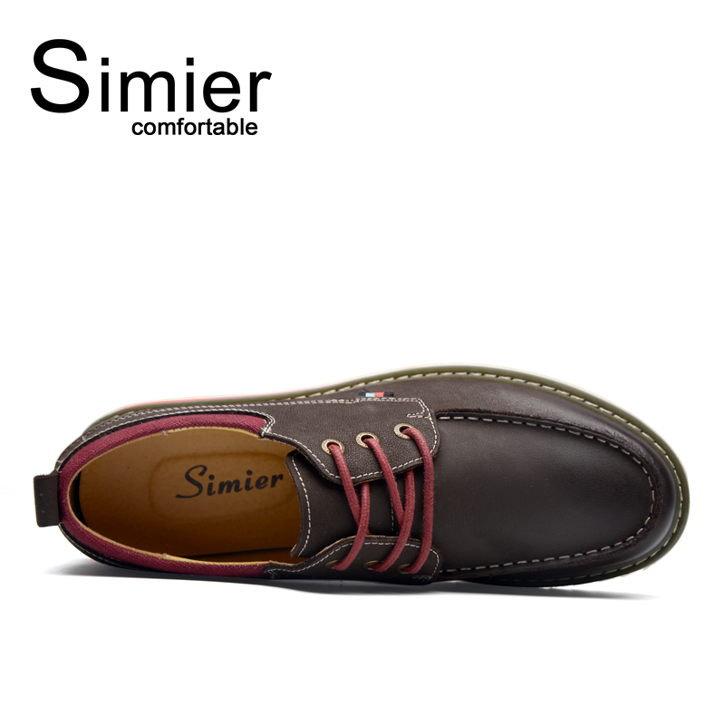 Giày da nam đế răng cưa Simier 8125 phong cách
