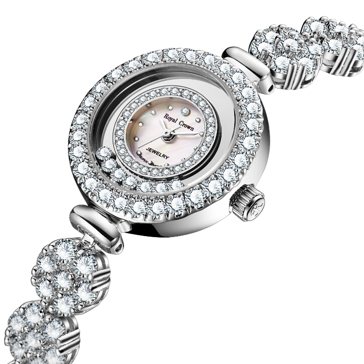 Đồng hồ nữ gắn pha lê Royal Crown 5308B/65308