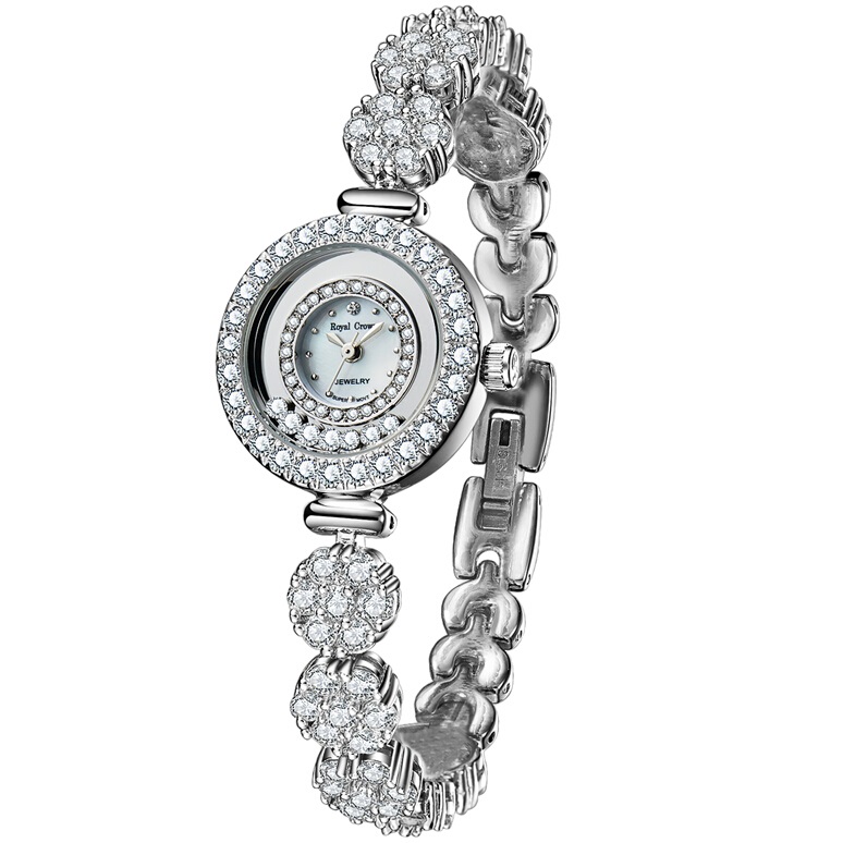 Đồng hồ nữ gắn pha lê Royal Crown 5308B/65308