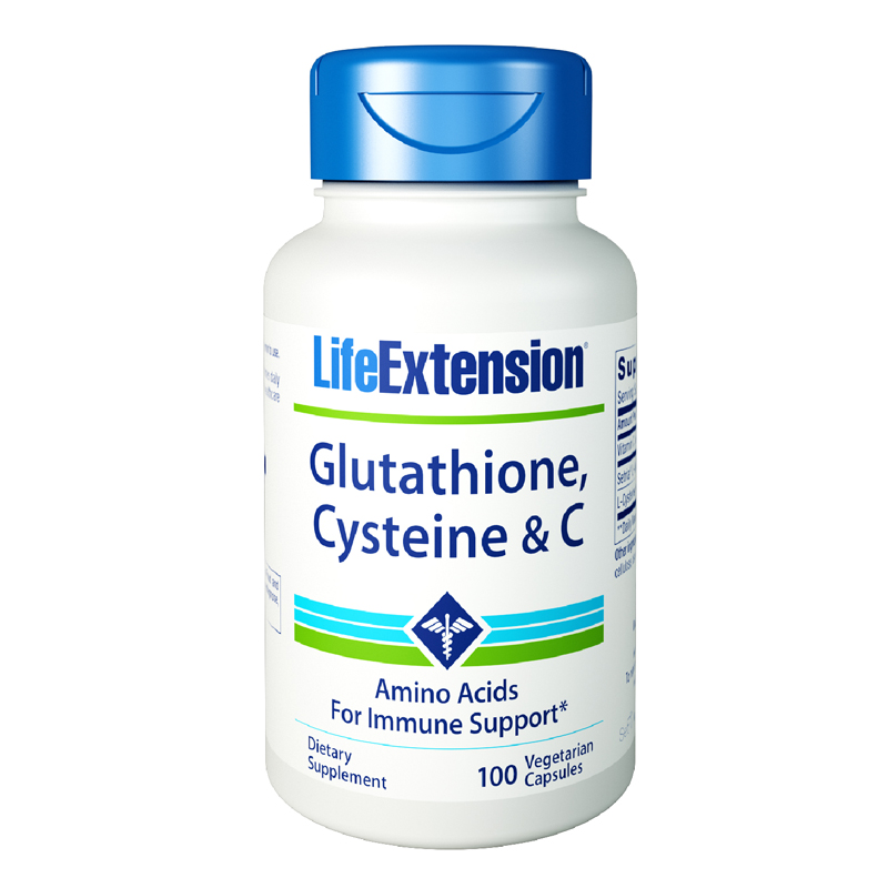 Viên uống thải độc Life Extension Glutathione, Cysteine & C