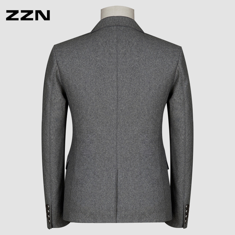 Áo vest nam dạ lông cừu cao cấp ZZN