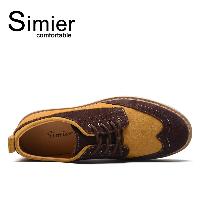 Giày nam da lộn thời trang Simier 6768