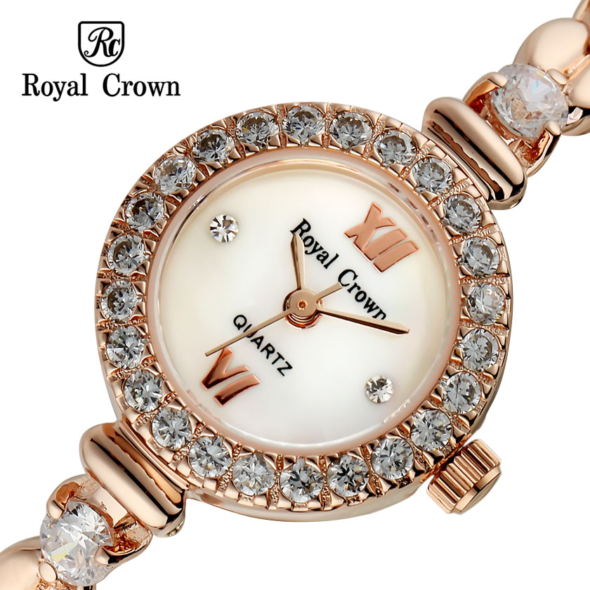 Đồng hồ nữ dây đồng Royal Crown 6501B