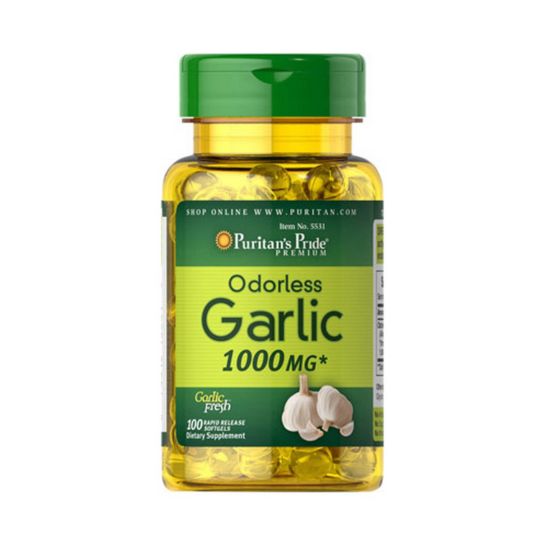 Dầu tỏi không mùi Puritan's Pride Odorless Garlic 1000mg
