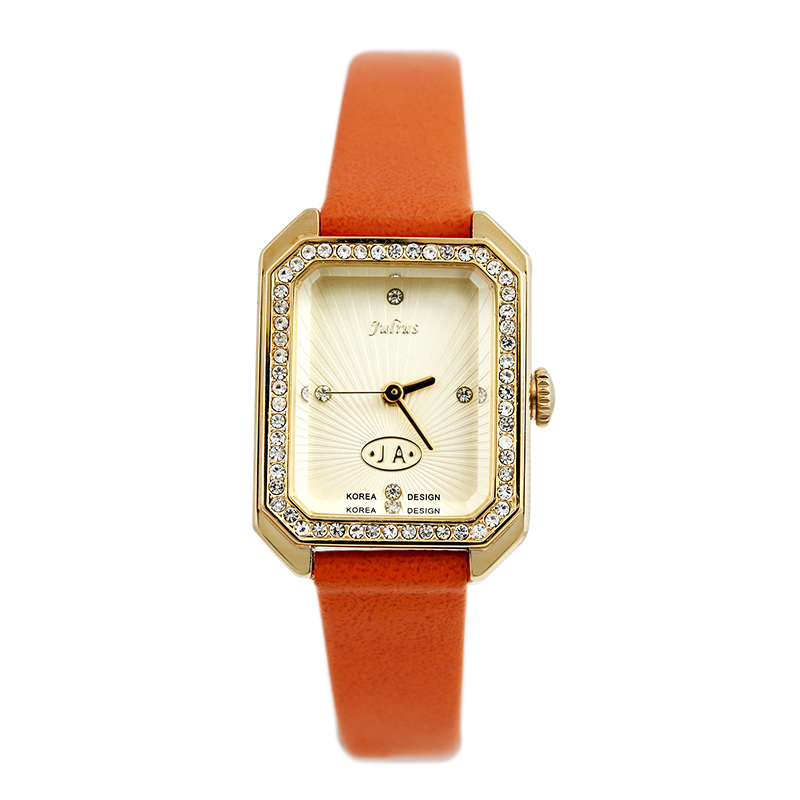 Đồng hồ Julius nữ mặt chữ nhật JA-824B