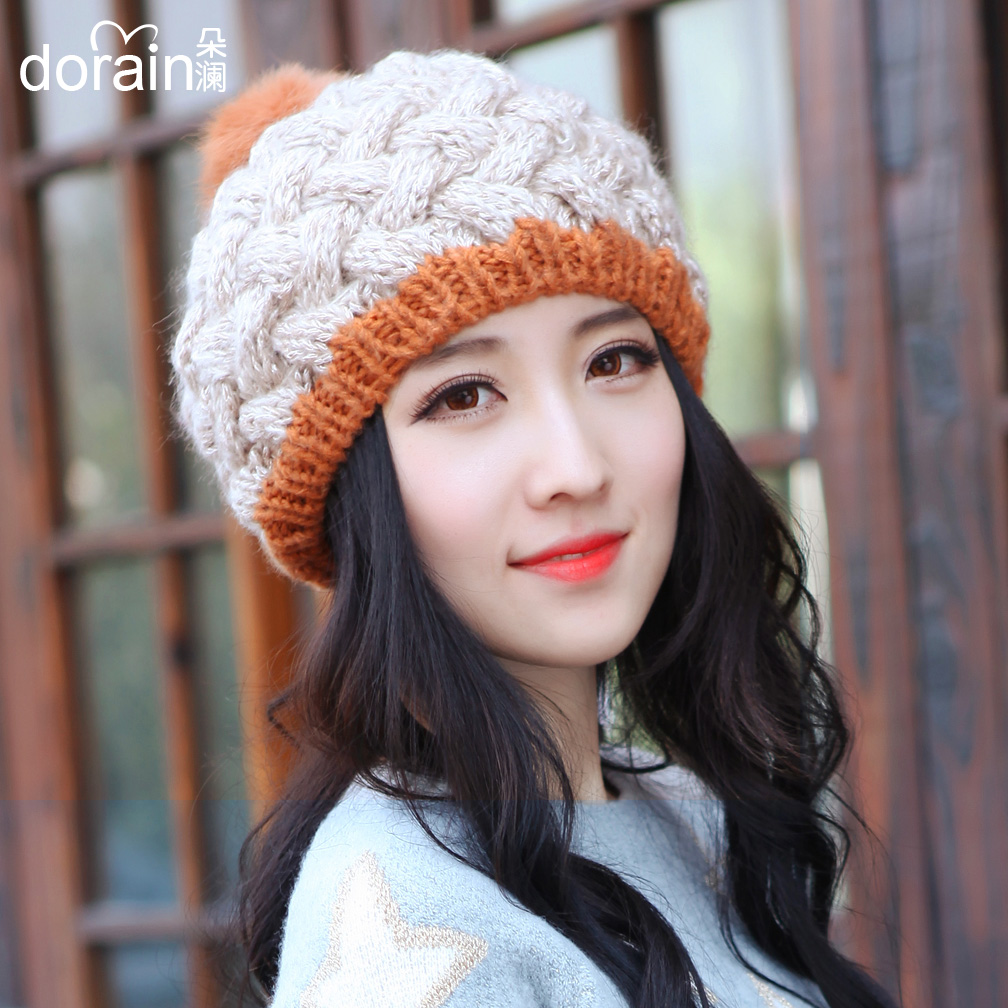 Mũ len nữ Hàn Quốc - Mũ len Dorain cao cấp