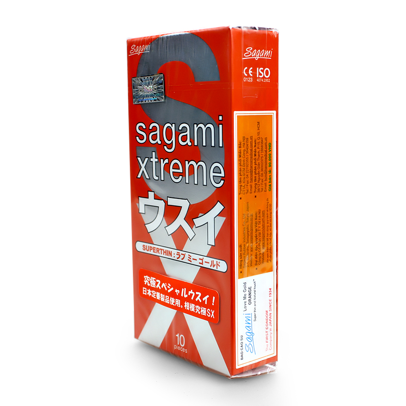 Combo 2 hộp Bao cao su Sagami Love Me Orange 